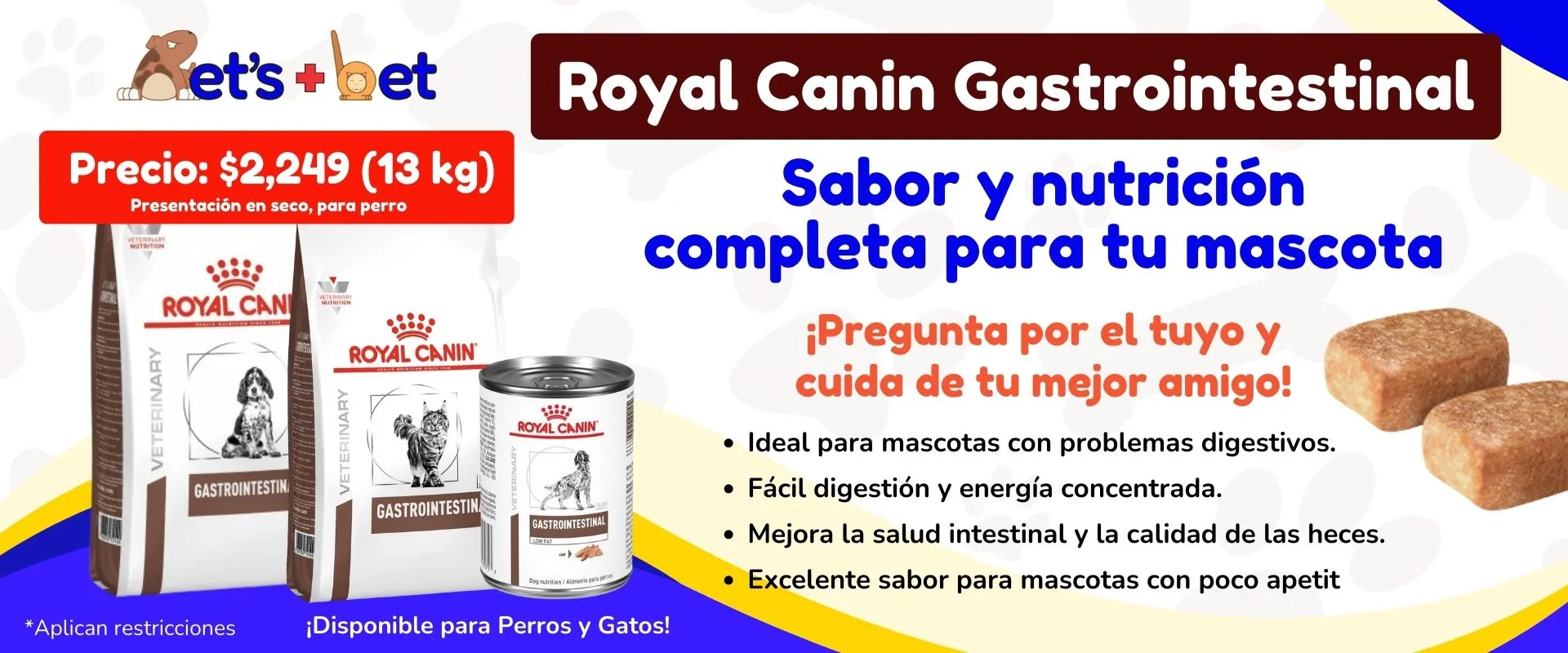 Alimento Royal Canin Gastrointestinal em Hospital Veterinario en Apodaca